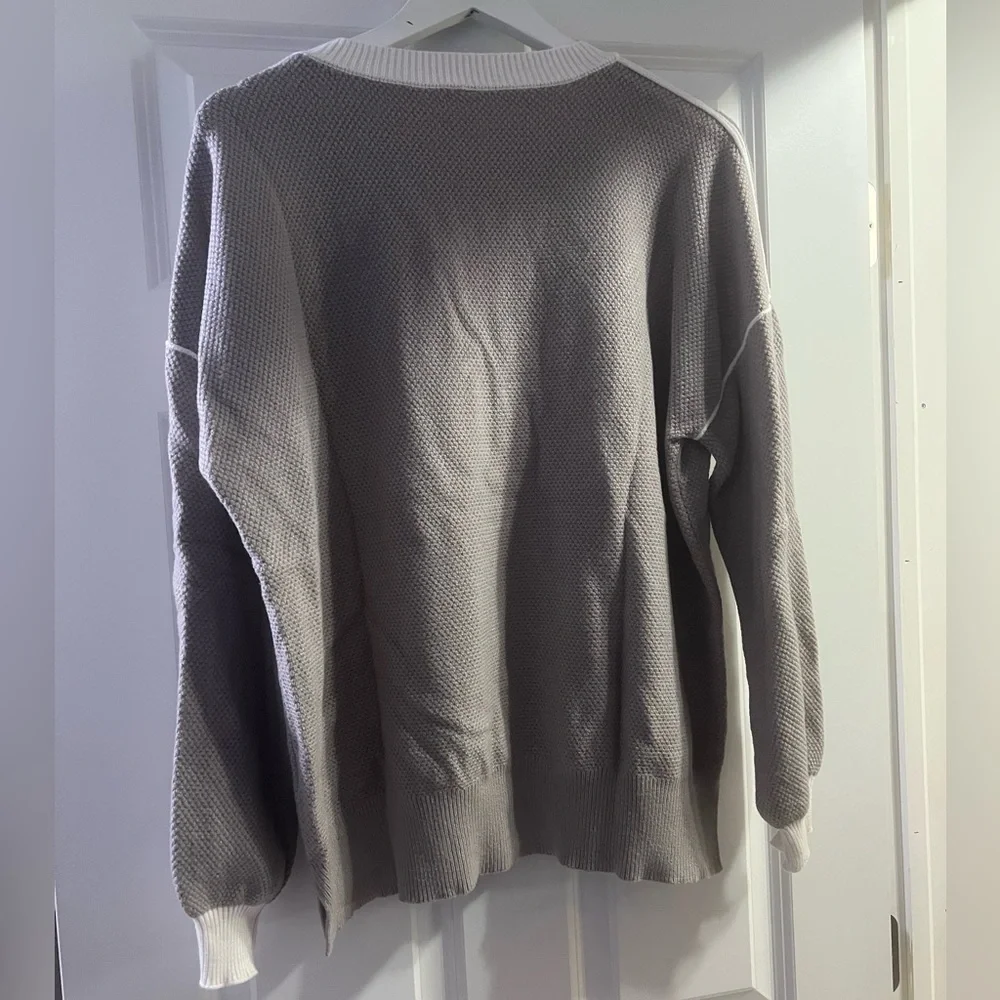 Only worn once! Women’s XL Gray Women's Sweater